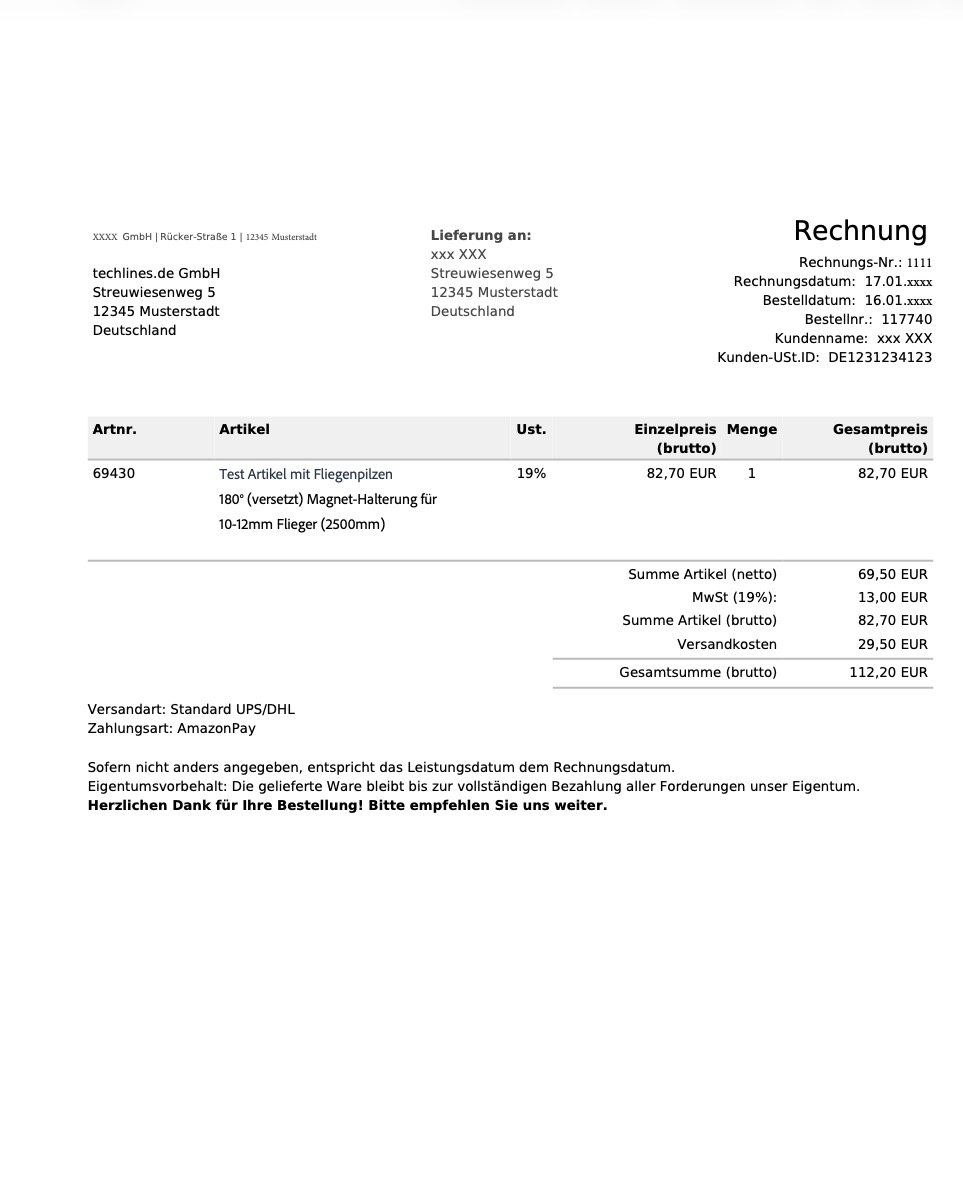 Rechnung